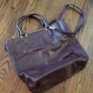 The Limited Maroon Tote Bag